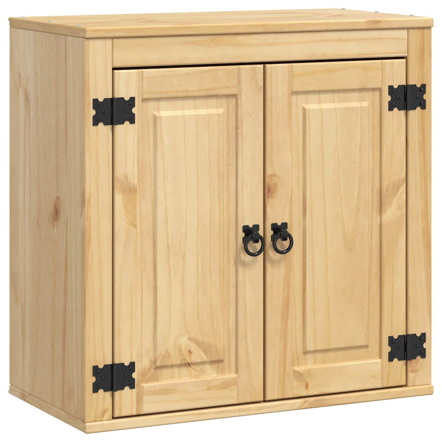 vidaXL Cabinet SKI Honey Brown 60 x 32 x 60 cm Solid Pine Wood
