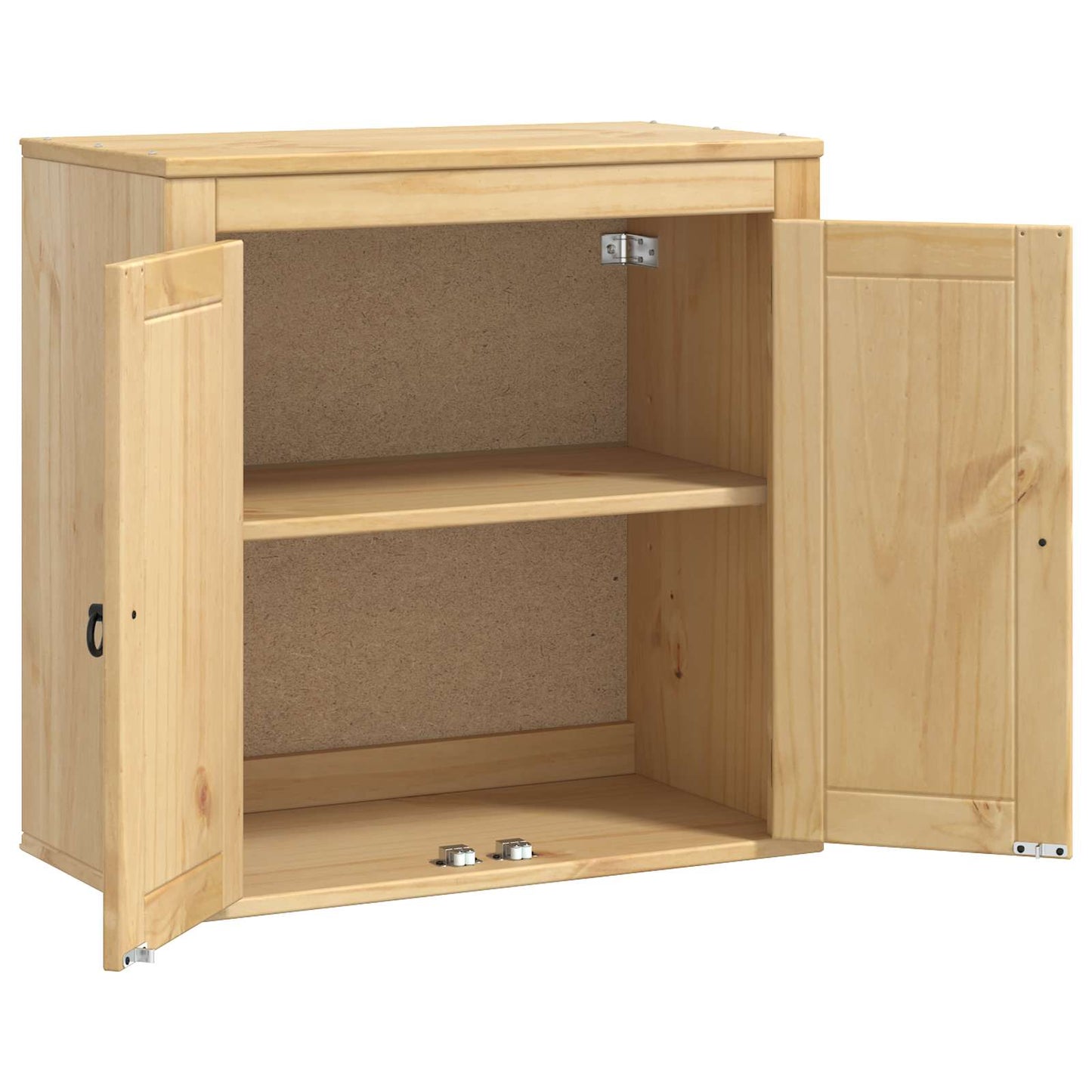 vidaXL Cabinet SKI Honey Brown 60 x 32 x 60 cm Solid Pine Wood