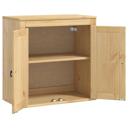 vidaXL Cabinet SKI Honey Brown 60 x 32 x 60 cm Solid Pine Wood