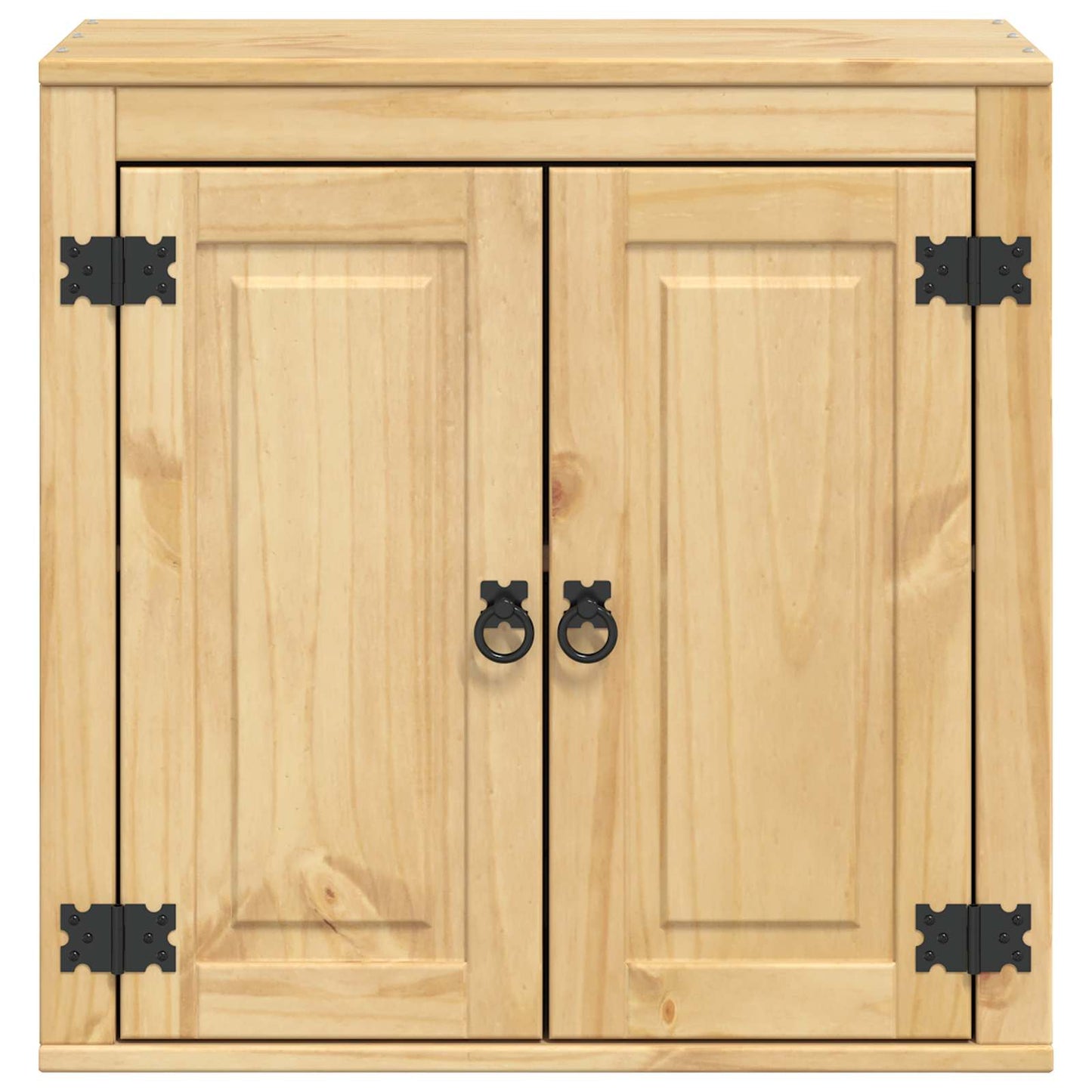 vidaXL Cabinet SKI Honey Brown 60 x 32 x 60 cm Solid Pine Wood