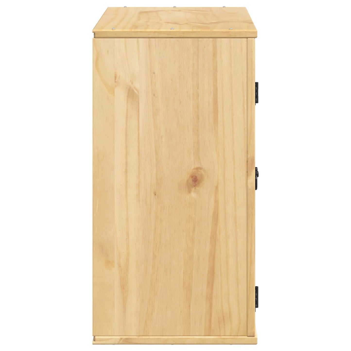 vidaXL Cabinet SKI Honey Brown 60 x 32 x 60 cm Solid Pine Wood