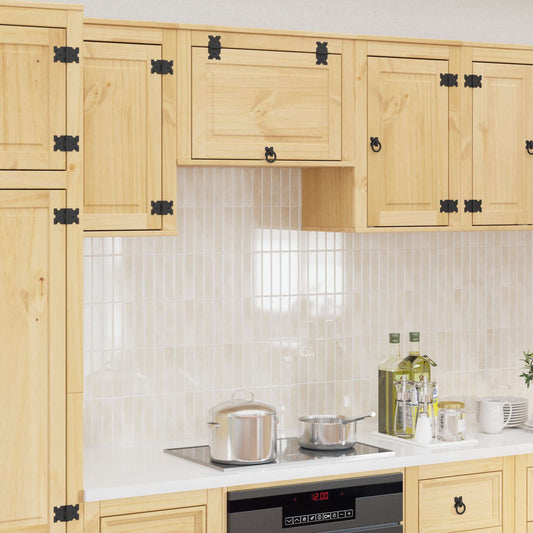 vidaXL Cabinet SKI Honey Brown 60 x 32 x 40 cm Solid Pine Wood