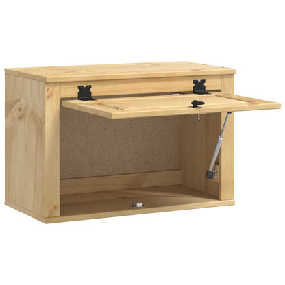 vidaXL Cabinet SKI Honey Brown 60 x 32 x 40 cm Solid Pine Wood