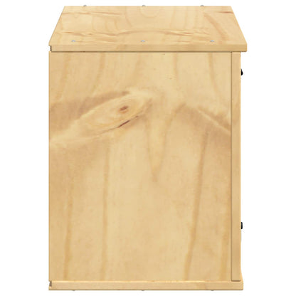 vidaXL Cabinet SKI Honey Brown 60 x 32 x 40 cm Solid Pine Wood