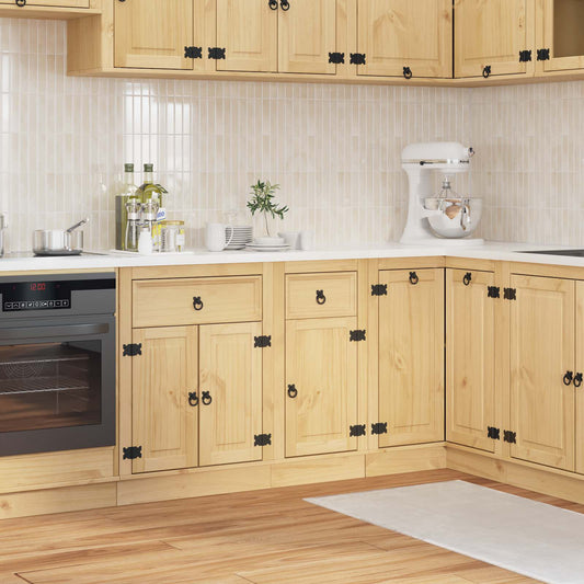 vidaXL Cabinet SKI Honey Brown 40 x 46 x 81.5 cm Solid Pine Wood