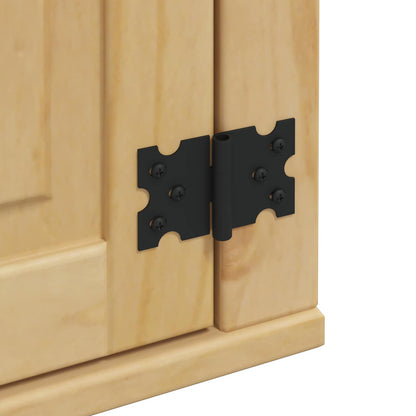 vidaXL Cabinet SKI Honey Brown 40 x 32 x 60 cm Solid Pine Wood
