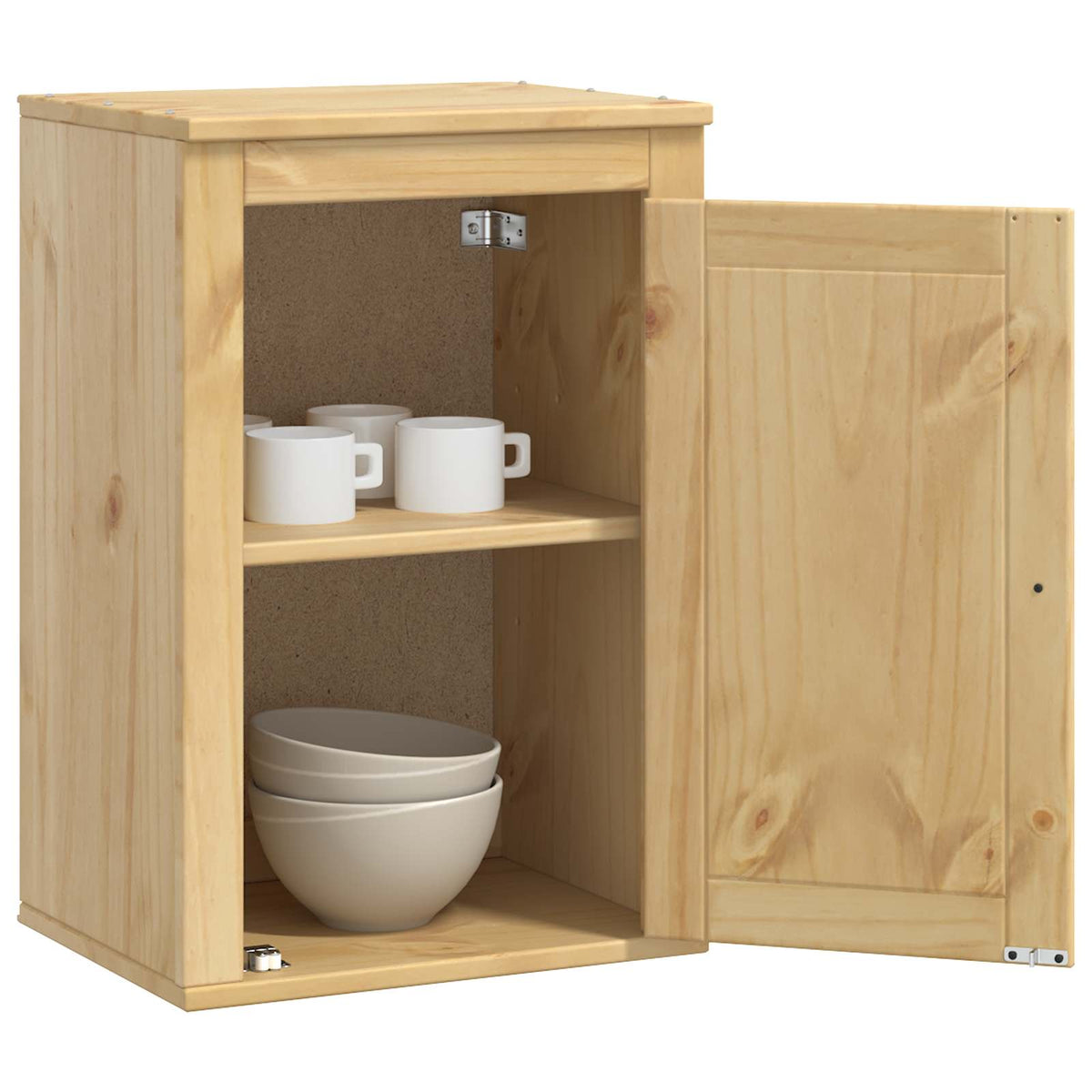 vidaXL Cabinet SKI Honey Brown 40 x 32 x 60 cm Solid Pine Wood