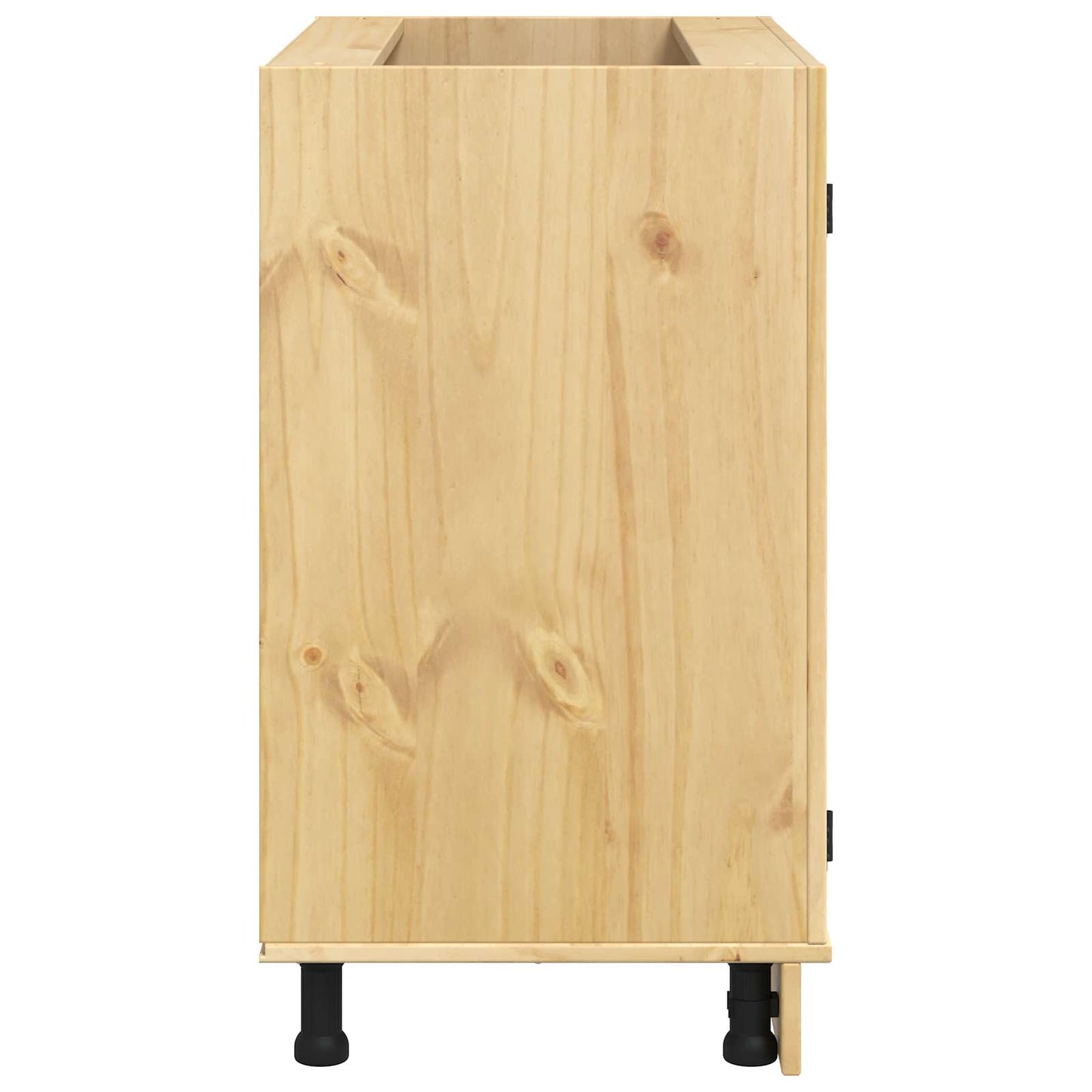 vidaXL Cabinet SKI Honey Brown 80 x 46 x 81.5 cm Solid Pine Wood