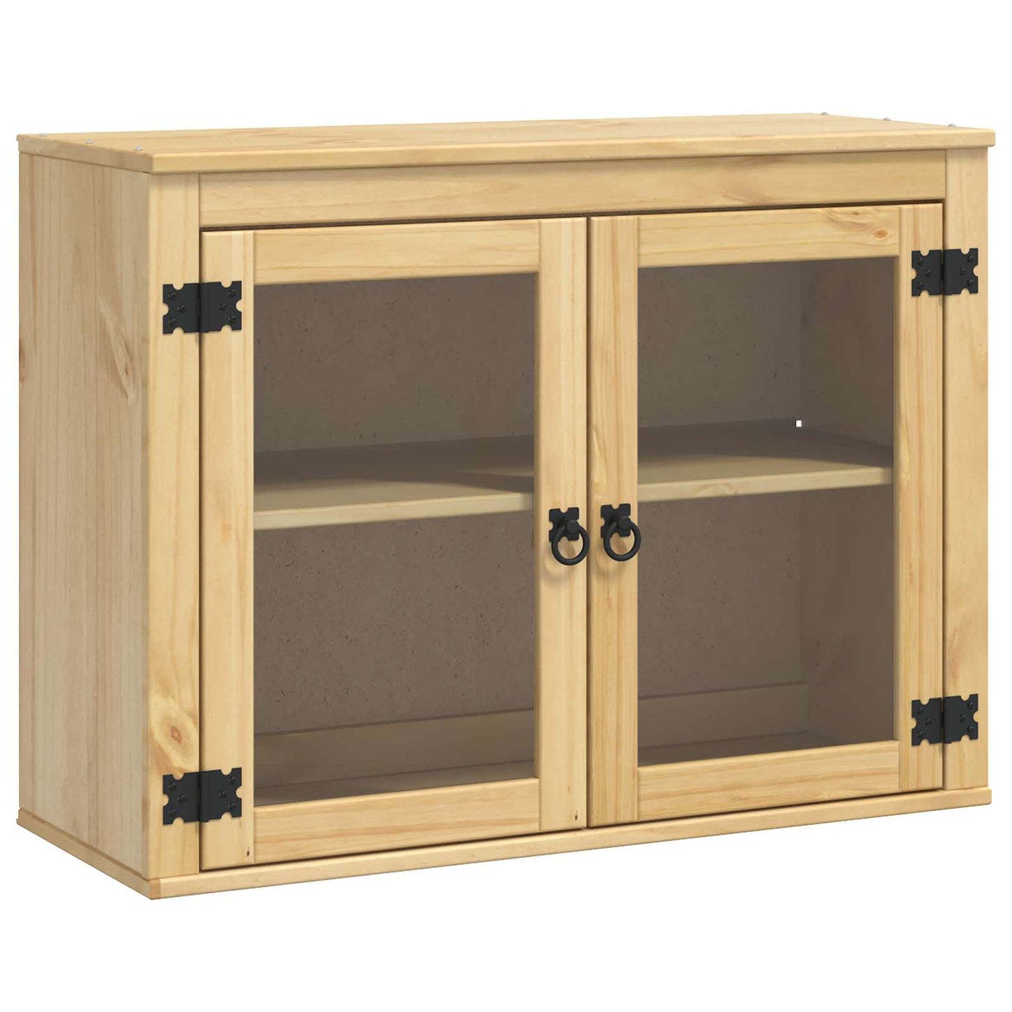 vidaXL Cabinet SKI Honey Brown 80 x 32 x 60 cm Solid Pine Wood
