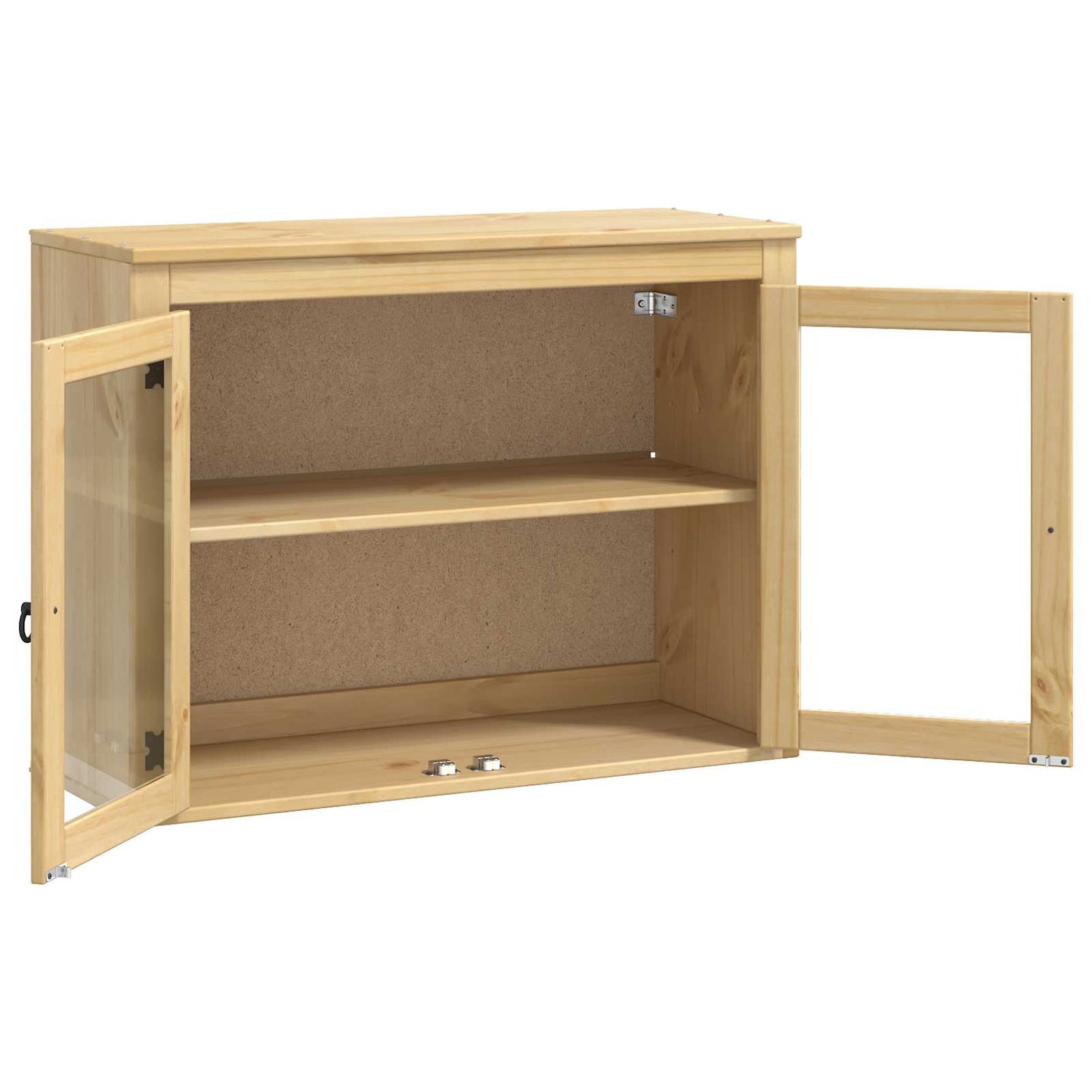 vidaXL Cabinet SKI Honey Brown 80 x 32 x 60 cm Solid Pine Wood