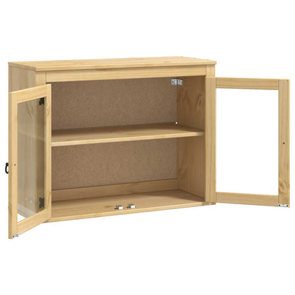 vidaXL Cabinet SKI Honey Brown 80 x 32 x 60 cm Solid Pine Wood