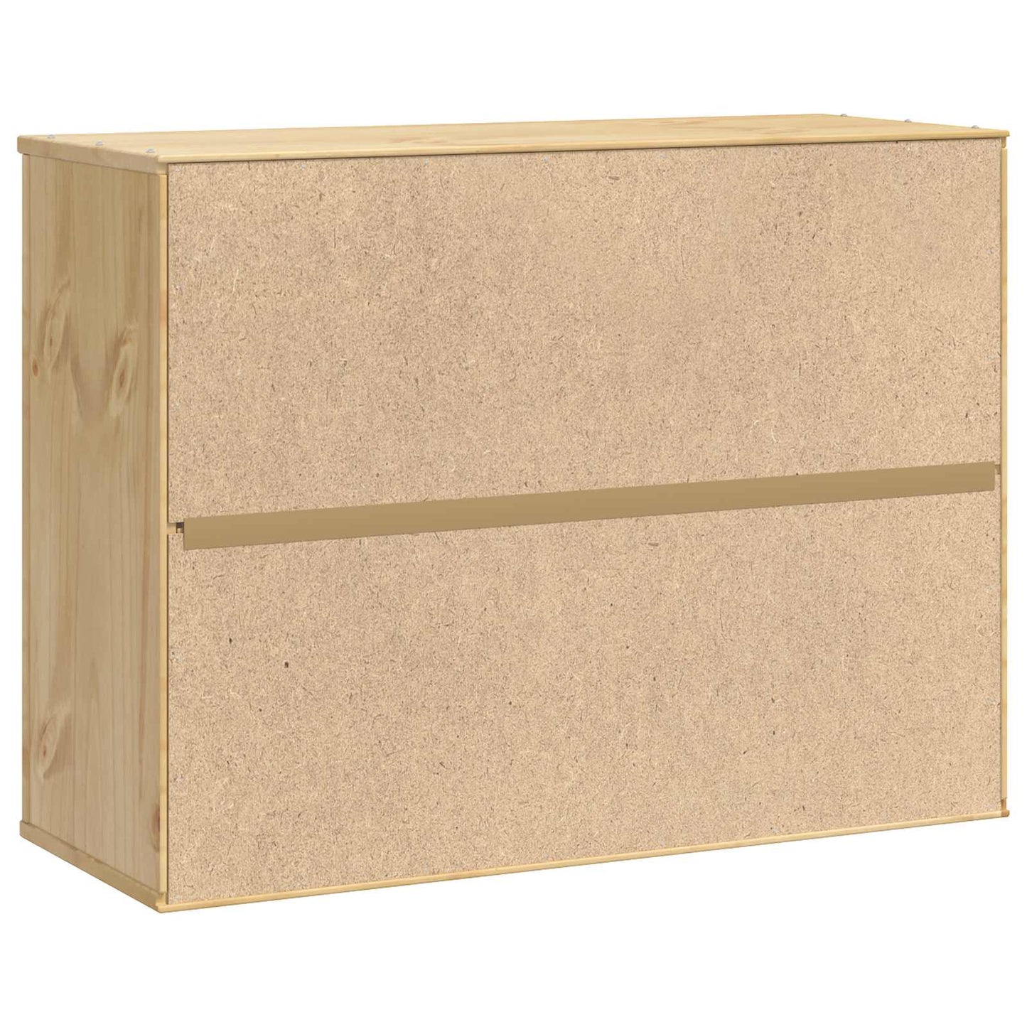 vidaXL Cabinet SKI Honey Brown 80 x 32 x 60 cm Solid Pine Wood