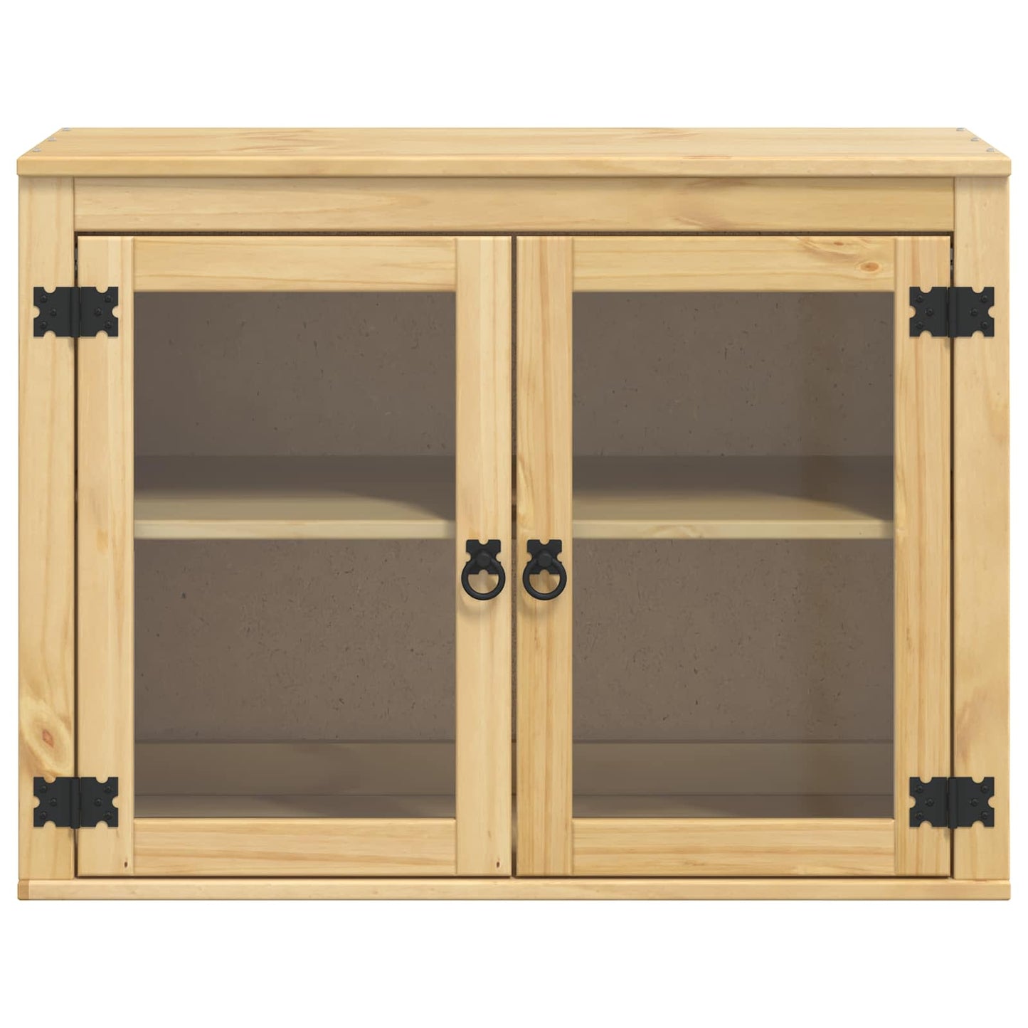 vidaXL Cabinet SKI Honey Brown 80 x 32 x 60 cm Solid Pine Wood