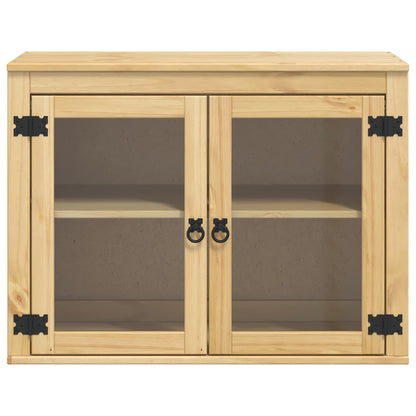 vidaXL Cabinet SKI Honey Brown 80 x 32 x 60 cm Solid Pine Wood