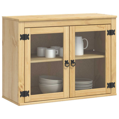 vidaXL Cabinet SKI Honey Brown 80 x 32 x 60 cm Solid Pine Wood