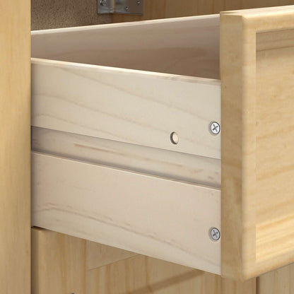 vidaXL Cabinet SKI Honey Brown 40 x 46 x 81 cm Solid Pine Wood