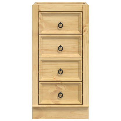 vidaXL Cabinet SKI Honey Brown 40 x 46 x 81 cm Solid Pine Wood