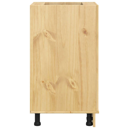 vidaXL Cabinet SKI Honey Brown 40 x 46 x 81 cm Solid Pine Wood