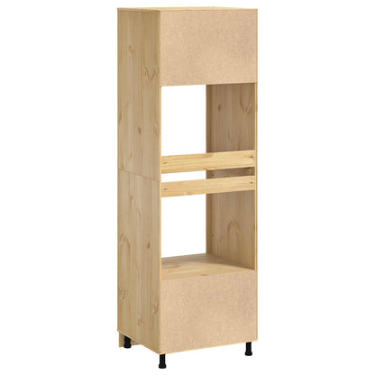 vidaXL Cabinet SKI Honey Brown 66 x 58 x 207 cm Solid Pine Wood