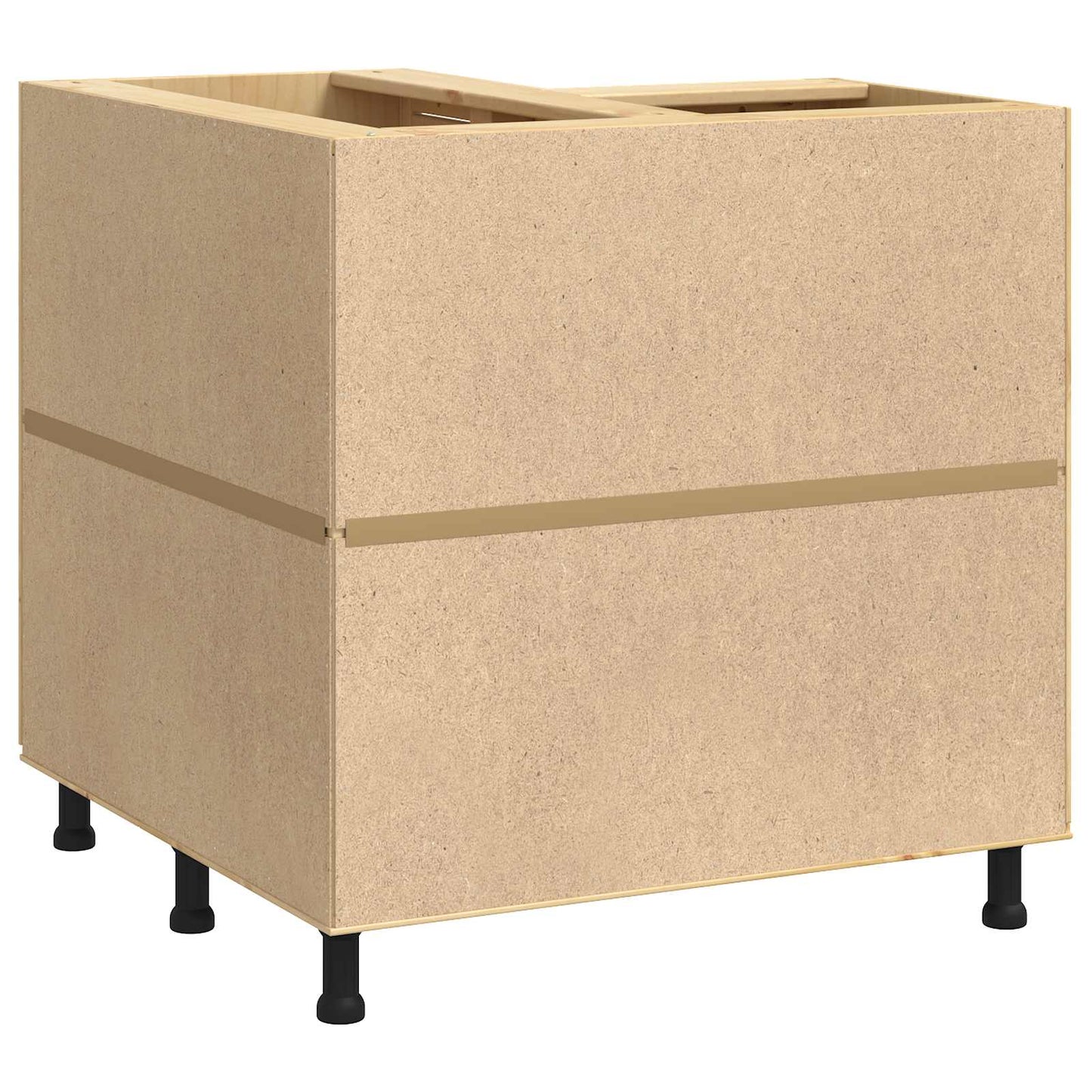 vidaXL Cabinet with Shelf Honey 80 x 80 x 81.5 cm Solid Pine Wood