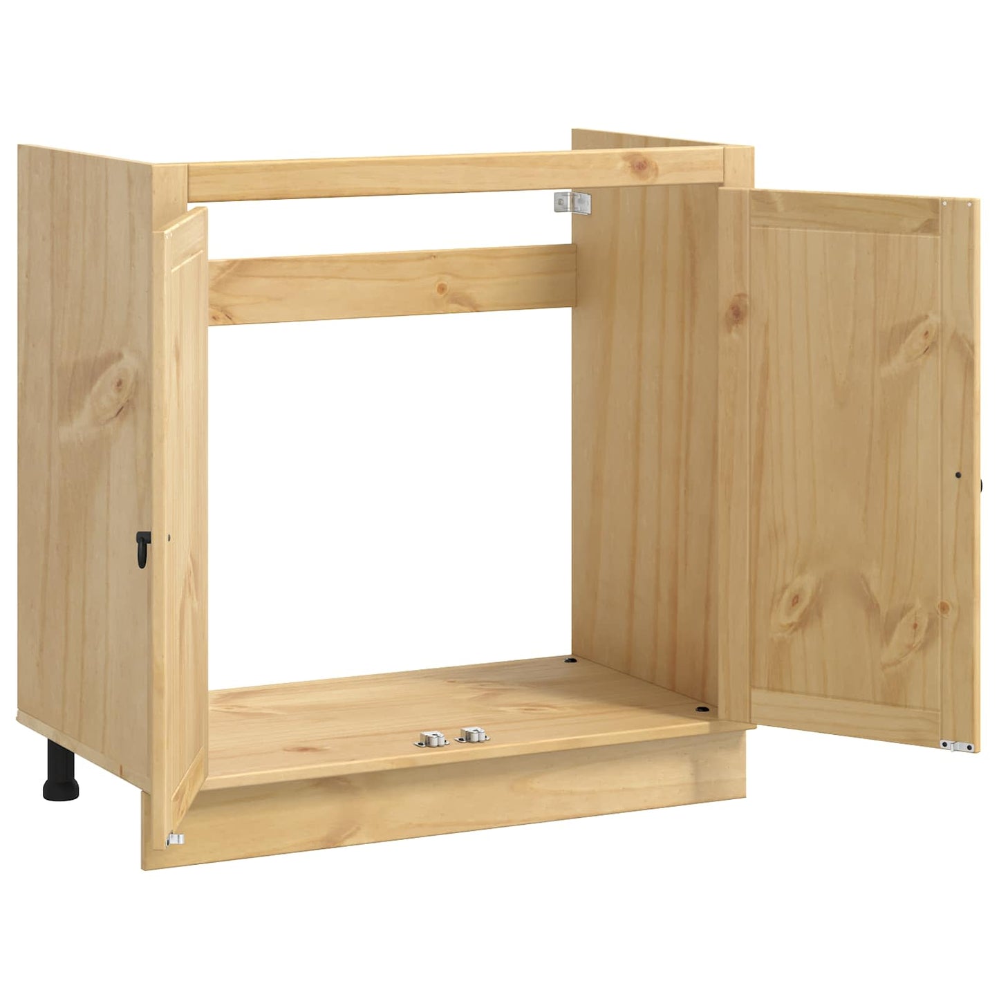 vidaXL Cabinet SKI Honey Brown 80 x 46 x 81 cm Solid Pine Wood