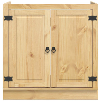 vidaXL Cabinet SKI Honey Brown 80 x 46 x 81 cm Solid Pine Wood