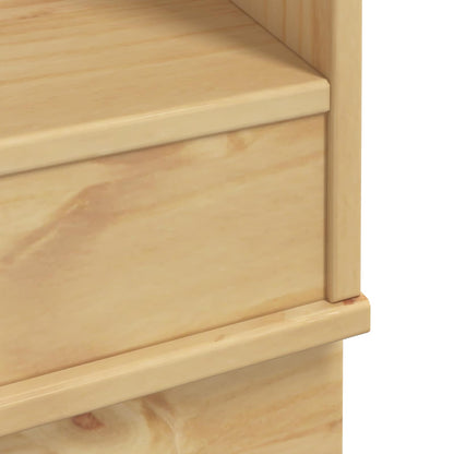 vidaXL Cabinet SKI Honey Brown 60 x 46 x 81 cm Solid Pine Wood