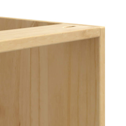 vidaXL Cabinet SKI Honey Brown 60 x 46 x 81 cm Solid Pine Wood