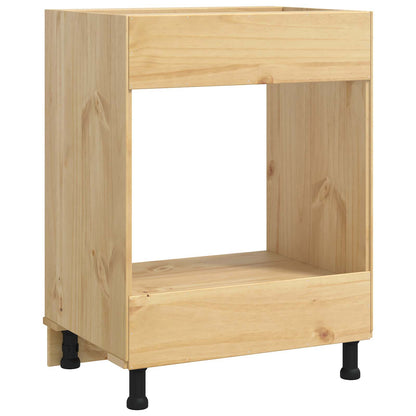 vidaXL Cabinet SKI Honey Brown 60 x 46 x 81 cm Solid Pine Wood