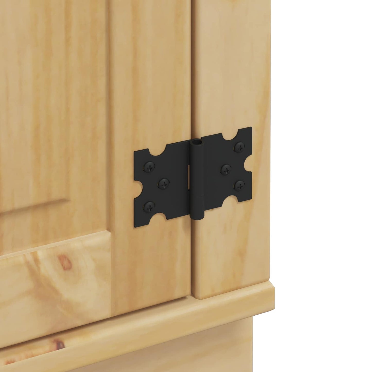 vidaXL Cabinet SKI Honey Brown 66 x 58 x 207 cm Solid Pine Wood