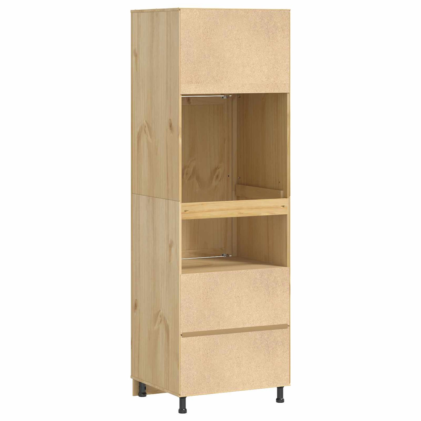 vidaXL Cabinet SKI Honey Brown 66 x 58 x 207 cm Solid Pine Wood