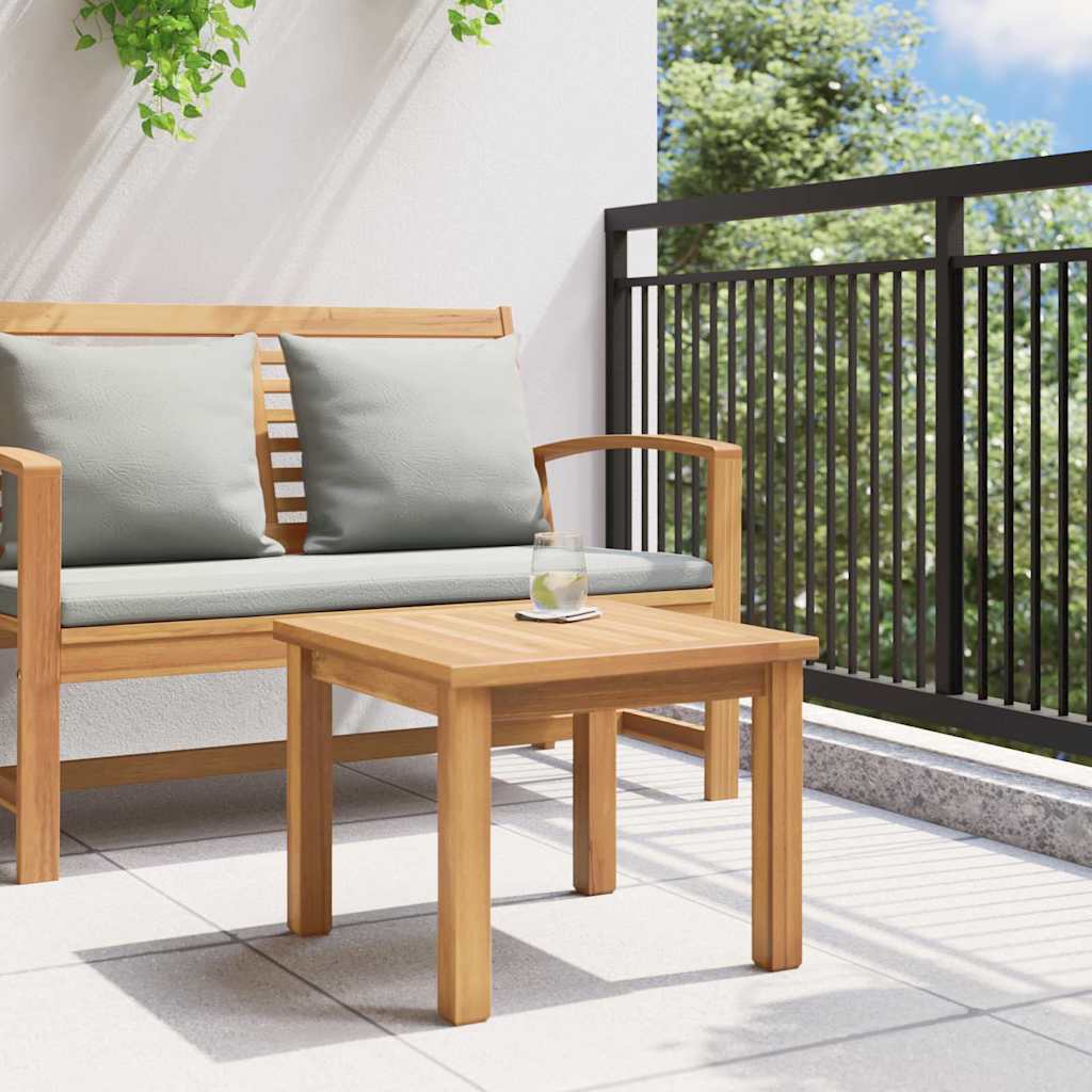 vidaXL Coffee Table Brown 45 x 45 x 36 cm Solid Teak Wood
