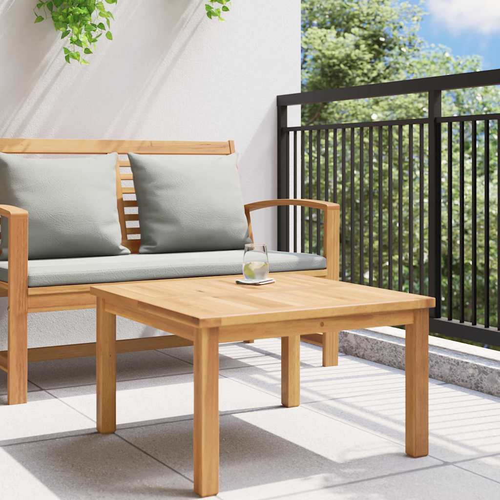 vidaXL Coffee Table Brown 60 x 60 x 36 cm Solid Teak Wood