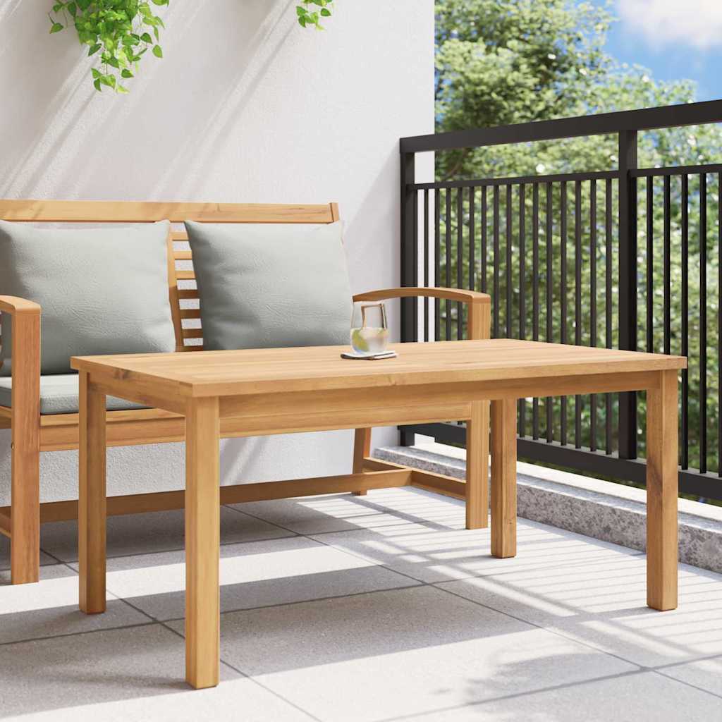 vidaXL Coffee Table Brown 110 x 55 x 45 cm Solid Teak Wood