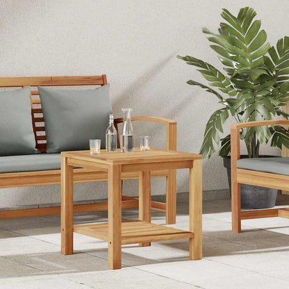 vidaXL Coffee Table with Storage Brown 45 x 45 x 45 cm Solid Teak Wood