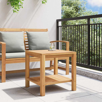 vidaXL Coffee Table with Storage Brown 45 x 45 x 45 cm Solid Teak Wood