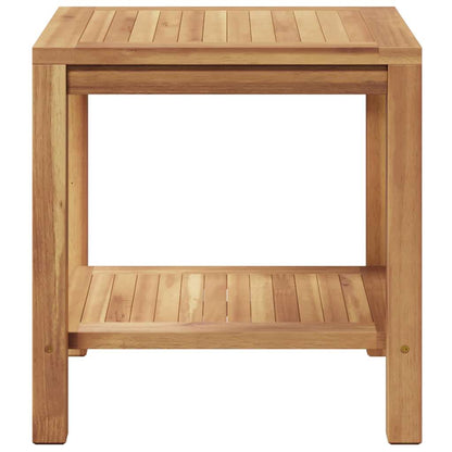 vidaXL Coffee Table with Storage Brown 45 x 45 x 45 cm Solid Teak Wood