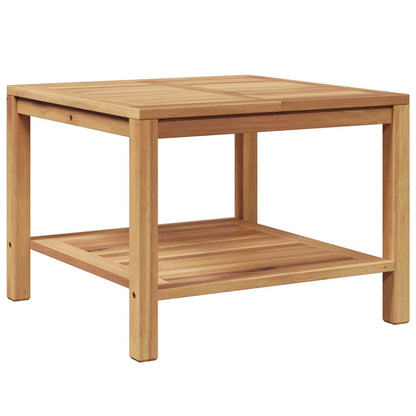 vidaXL Coffee Table with Storage Brown 60 x 60 x 45 cm Solid Teak Wood