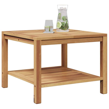 vidaXL Coffee Table with Storage Brown 60 x 60 x 45 cm Solid Teak Wood