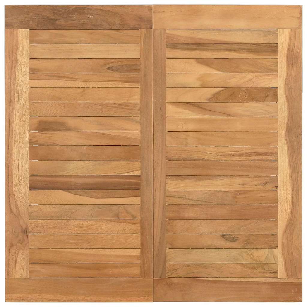 vidaXL Coffee Table with Storage Brown 60 x 60 x 45 cm Solid Teak Wood