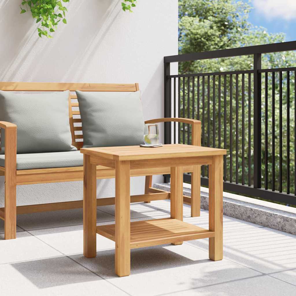 vidaXL Coffee Table with Storage Brown 50 x 35 x 45 cm Solid Teak Wood