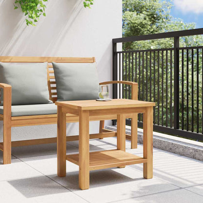 vidaXL Coffee Table with Storage Brown 50 x 35 x 45 cm Solid Teak Wood