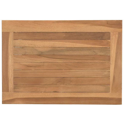 vidaXL Coffee Table with Storage Brown 50 x 35 x 45 cm Solid Teak Wood