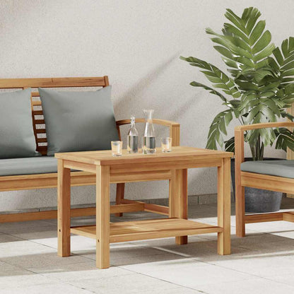 vidaXL Coffee Table with Storage Brown 70 x 40 x 45 cm Solid Teak Wood