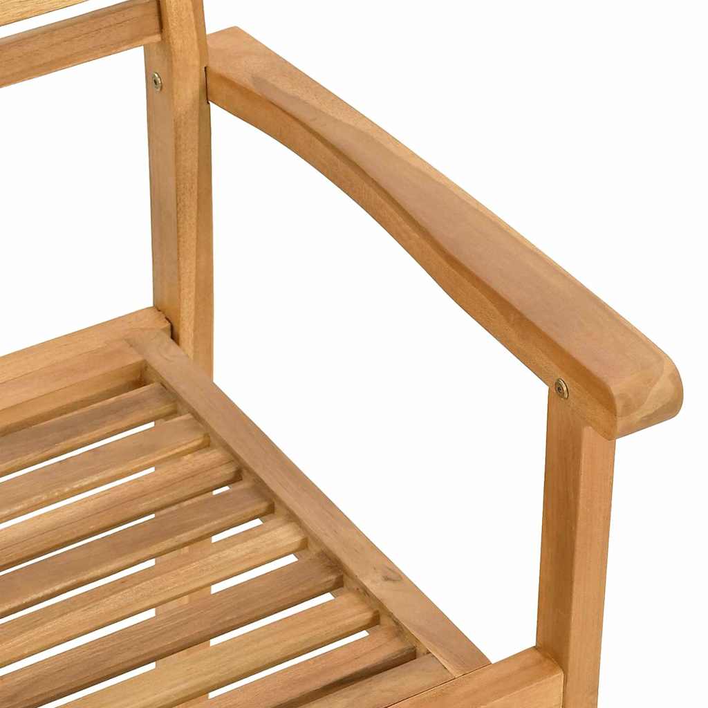 vidaXL Chair 2 pcs Brown 56 x 55 x 90.5 cm Solid Teak Wood