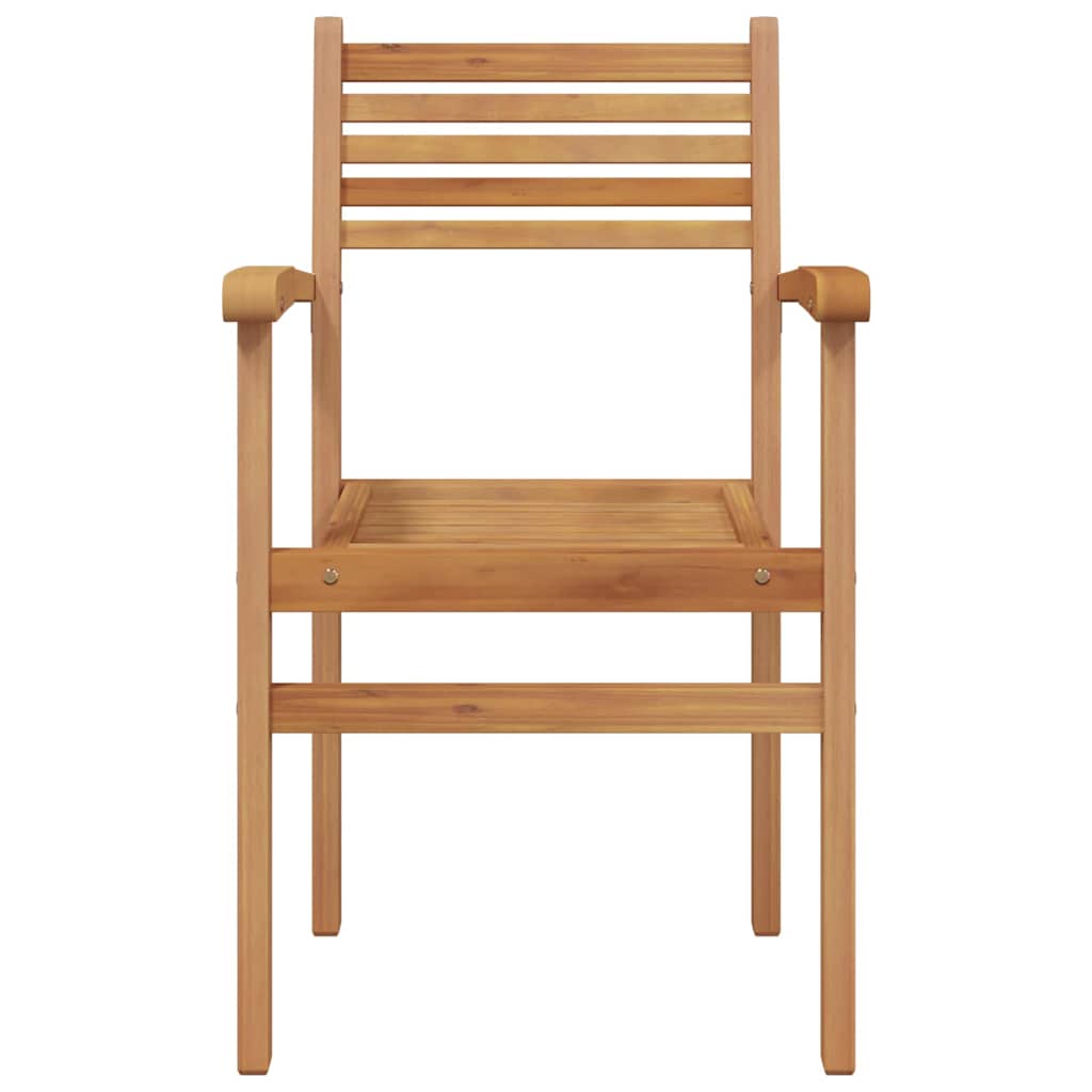 vidaXL Chair 2 pcs Brown 56 x 55 x 90.5 cm Solid Teak Wood