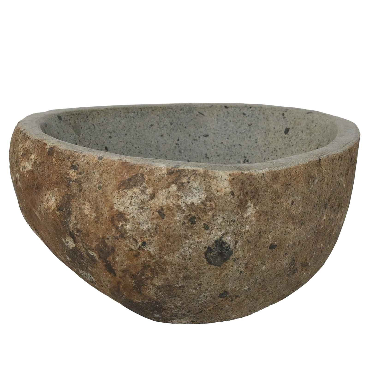 vidaXL Riverstone basin Light Grey (30-37) x (25-30) x 12 cm