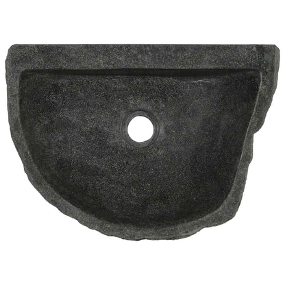 vidaXL Wall-mounted Basin Grey 45 x 35 x 15 cm River Stone
