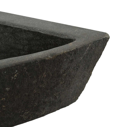 vidaXL Basin Grey (38-45) x (38-45) x 12 cm River stone
