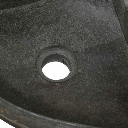 vidaXL Basin Grey (38-45) x (38-45) x 12 cm River stone